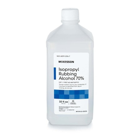 Mckesson Isopropyl Alcohol Antiseptic, 32 oz. Bottle, 12PK 23-D0024